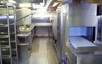 HOBART Crew galley: Flight-type dishwasher, hood-type glasswasher