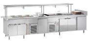 Buffet Counter with hot and cold units: Waiter side