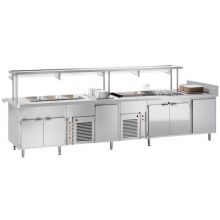 Buffet Counter with hot and cold units: Waiter side